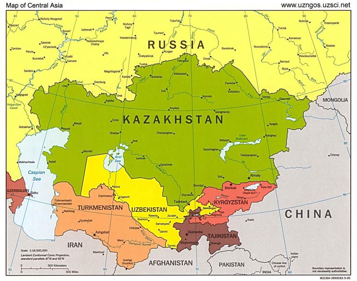 カザフスタンの地図アジア カザフスタンの地図地図 アジア 中央アジア アジア